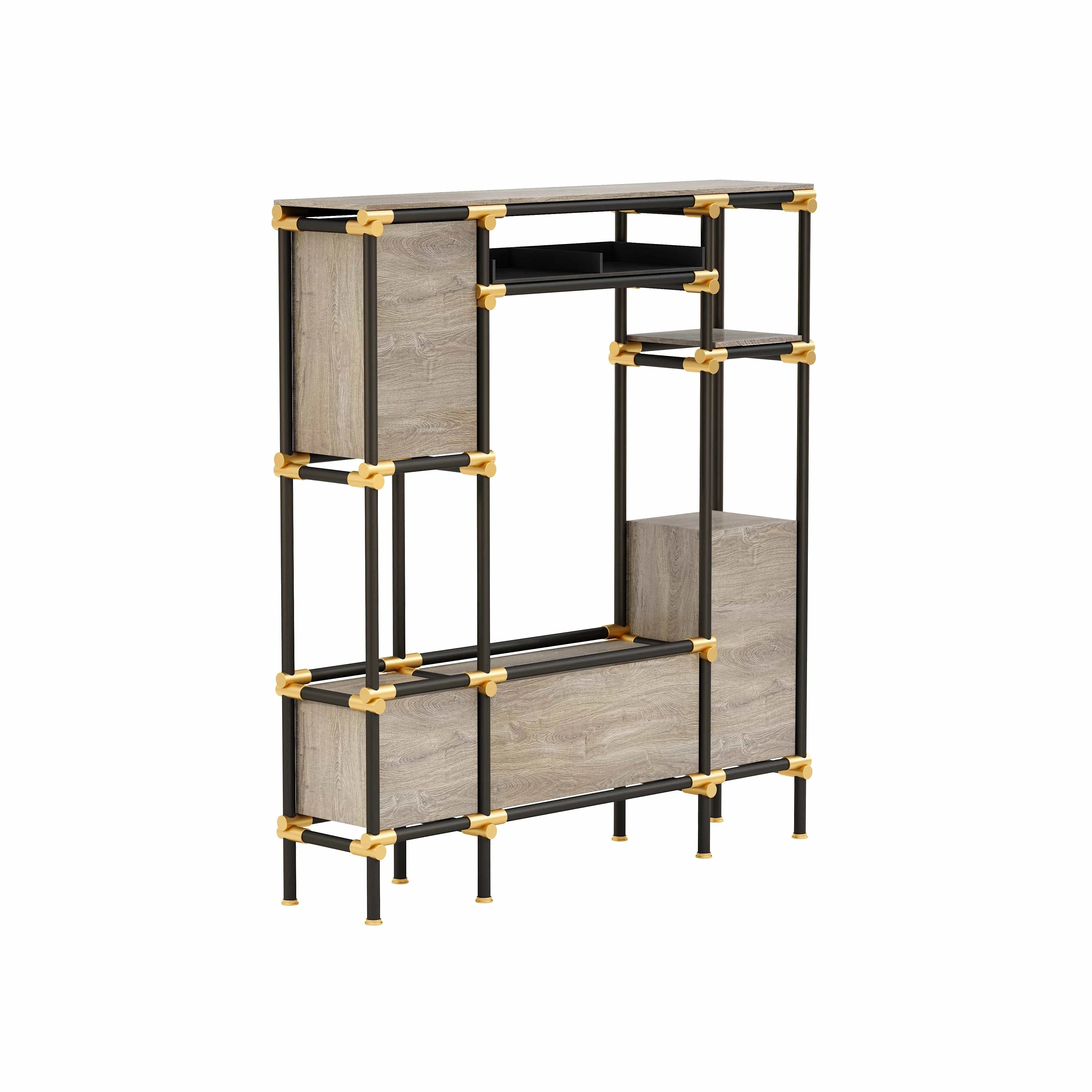 Nathaniel · 71″W Open Display Office Shelves & Storage