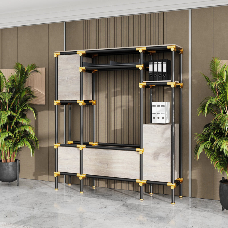 Nathaniel · 71″W Open Display Office Shelves & Storage