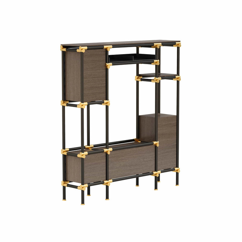 Nathaniel · 71″W Open Display Office Shelves & Storage
