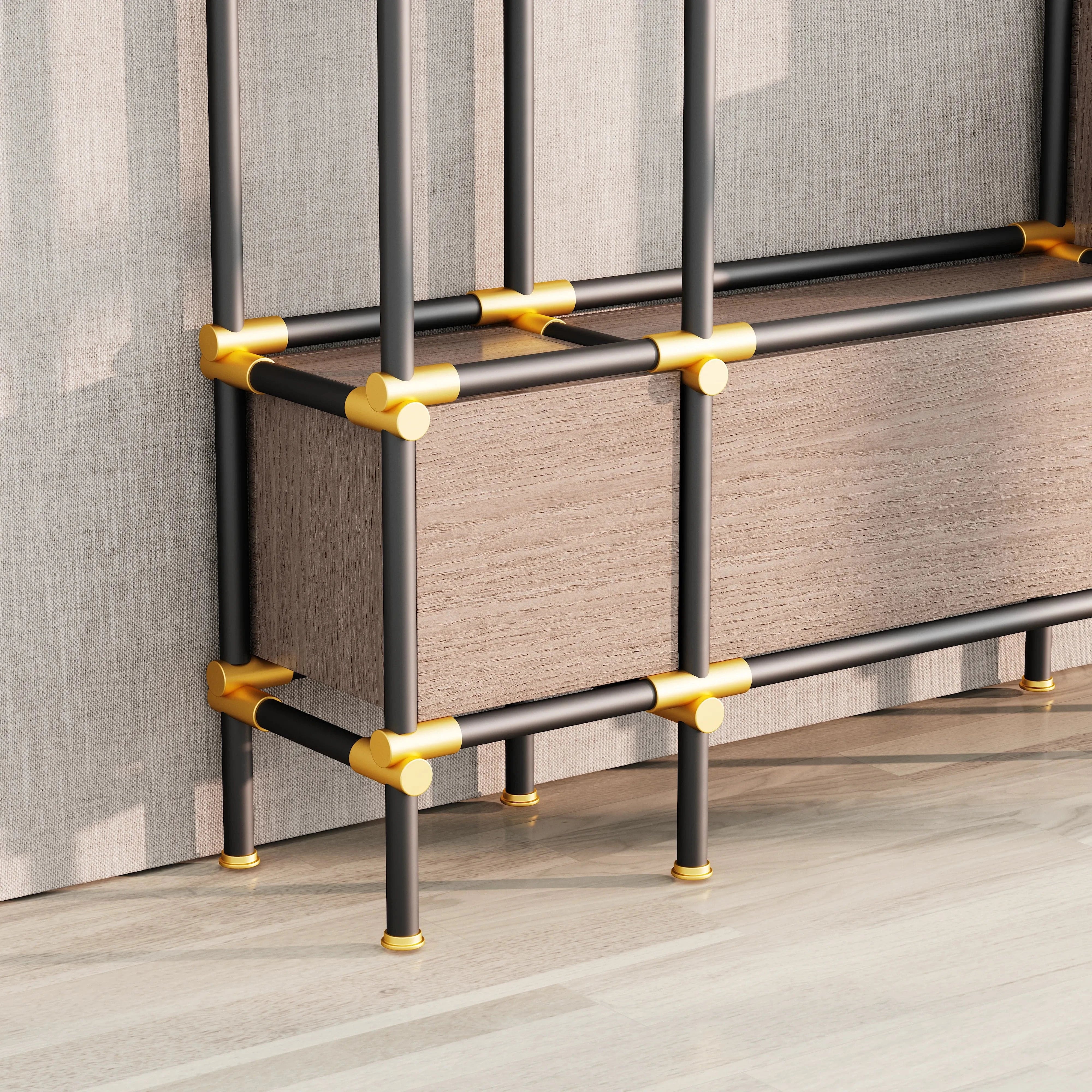 Nathaniel · 71″W Open Display Office Shelves & Storage