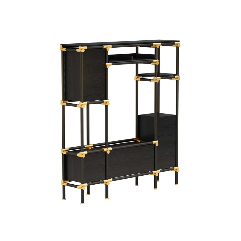 Nathaniel · 71″W Open Display Office Shelves & Storage