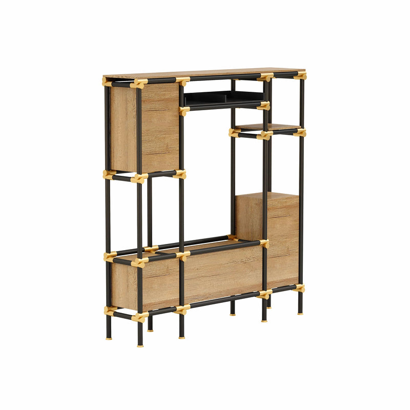 Nathaniel · 71″W Open Display Office Shelves & Storage
