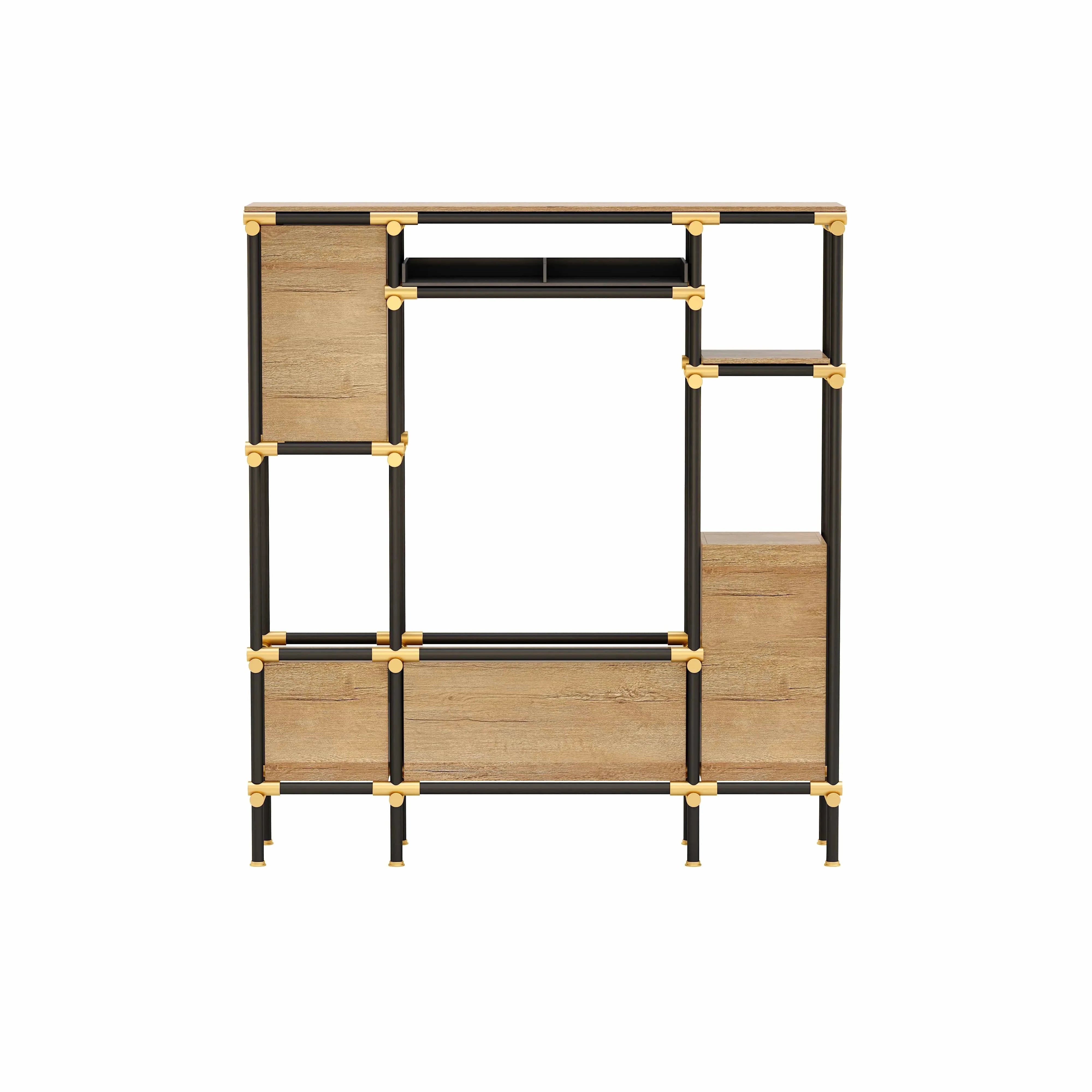 Nathaniel · 71″W Open Display Office Shelves & Storage