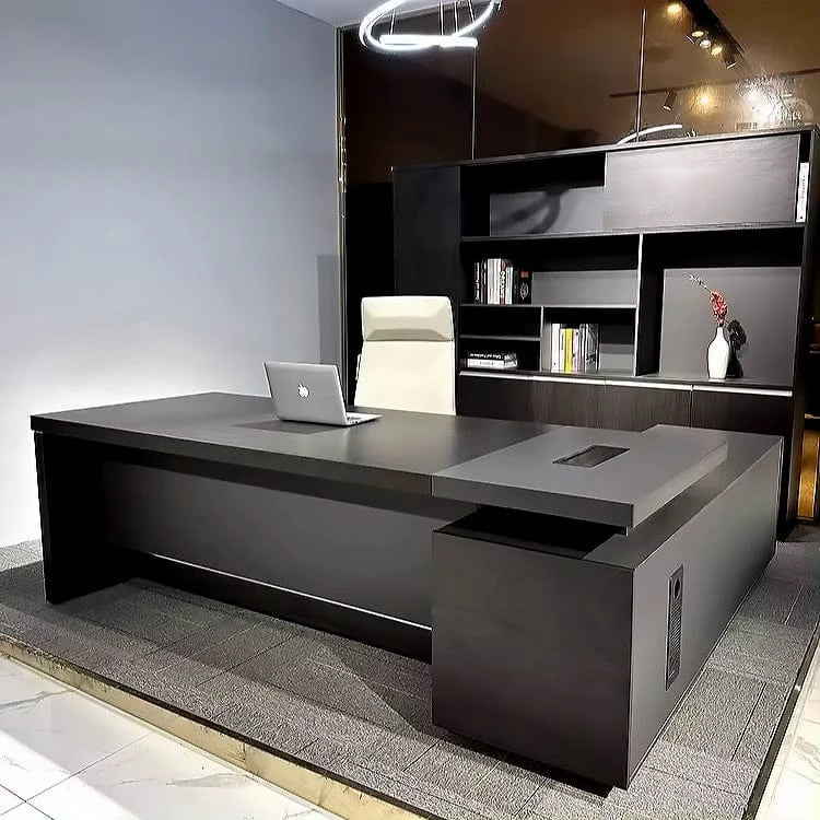 Ned ยท Modern L-Shaped Executive Desk