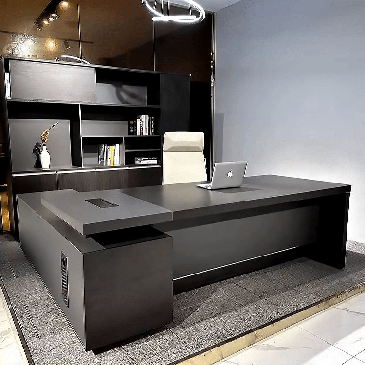 Ned ยท Modern L-Shaped Executive Desk