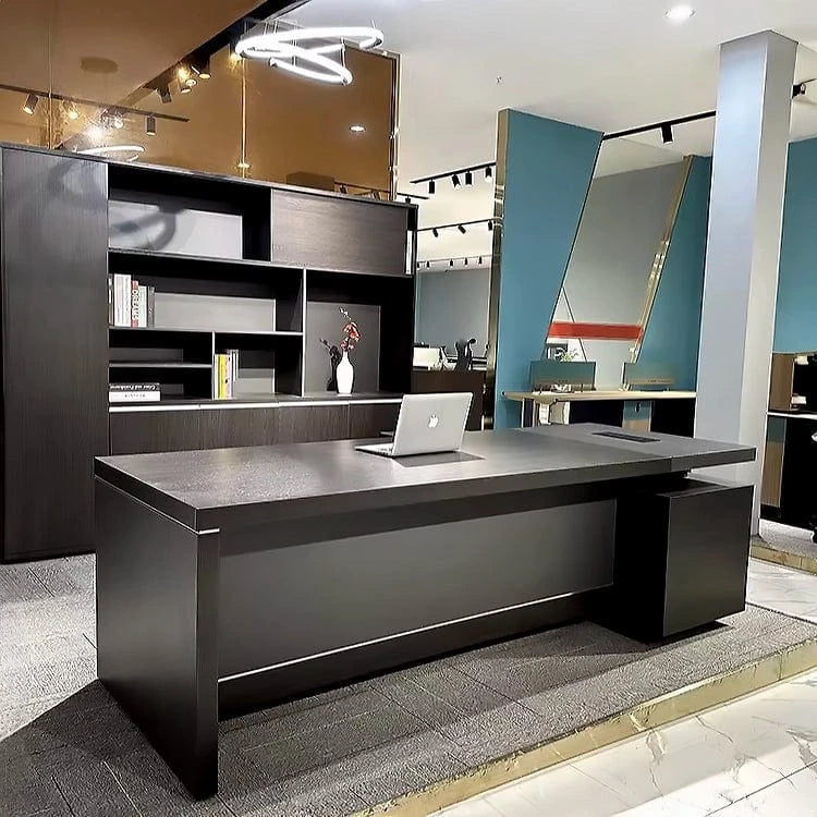 Ned ยท Modern L-Shaped Executive Desk