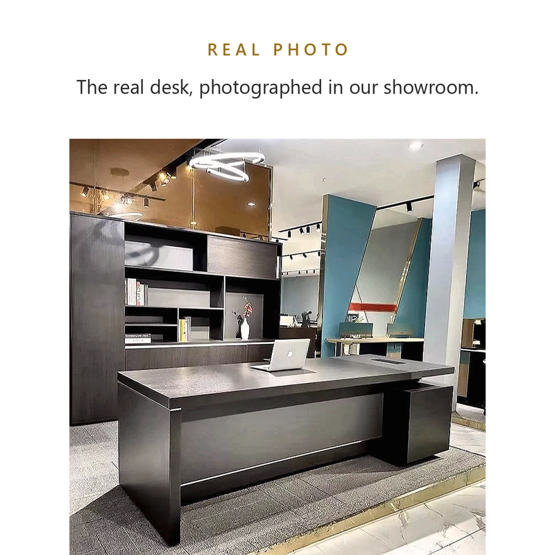 Real photo of the Danton desk in our showroom