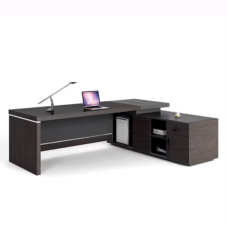 Ned ยท Modern L-Shaped Executive Desk