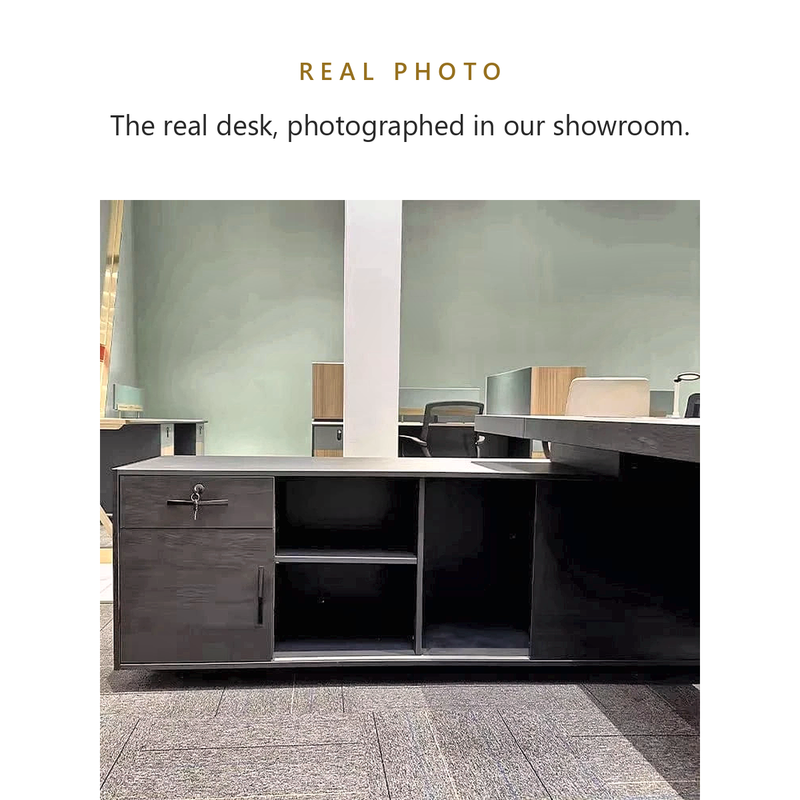 Real photo of the Danton desk in our showroom
