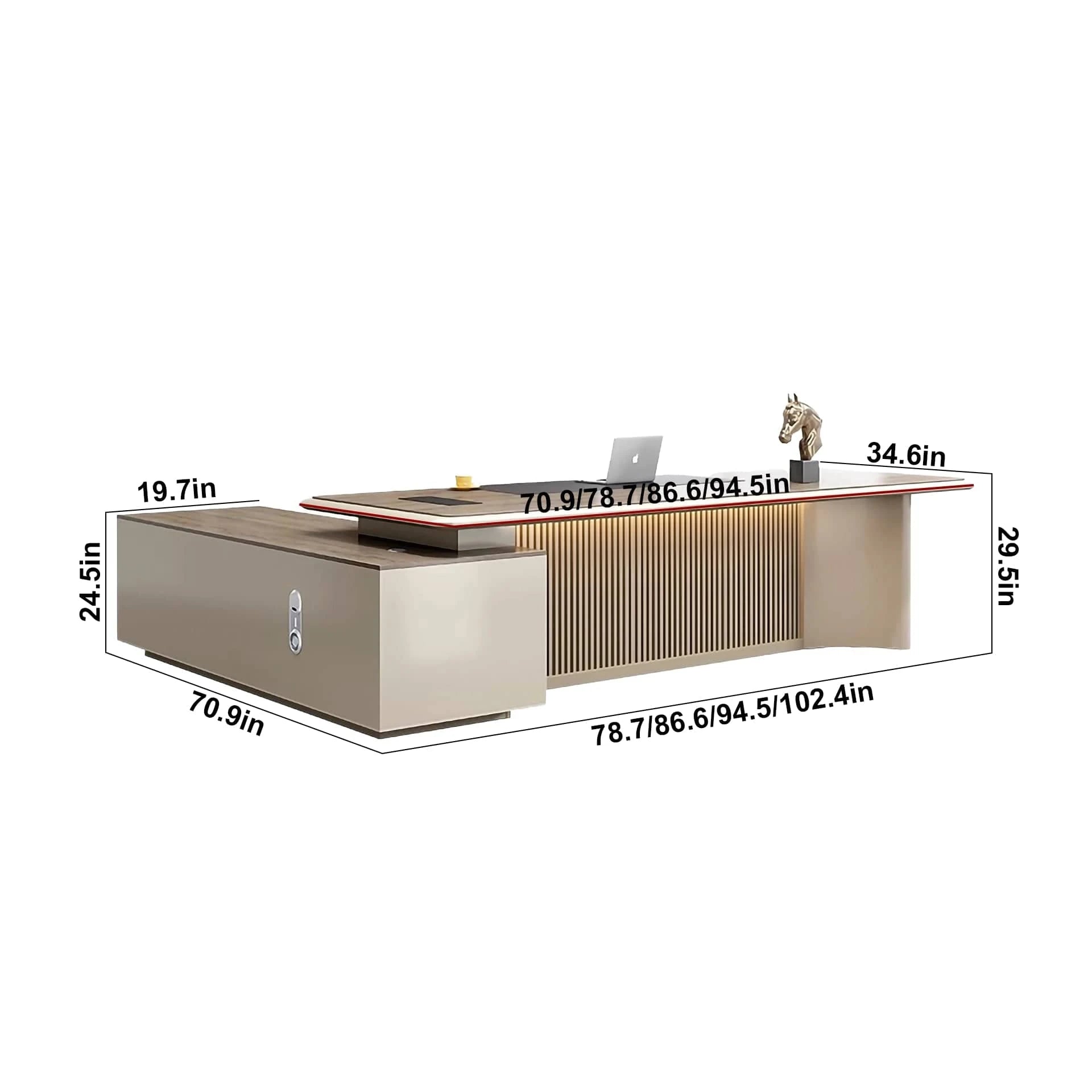 Neo · Modern L-Shaped Executive Desk