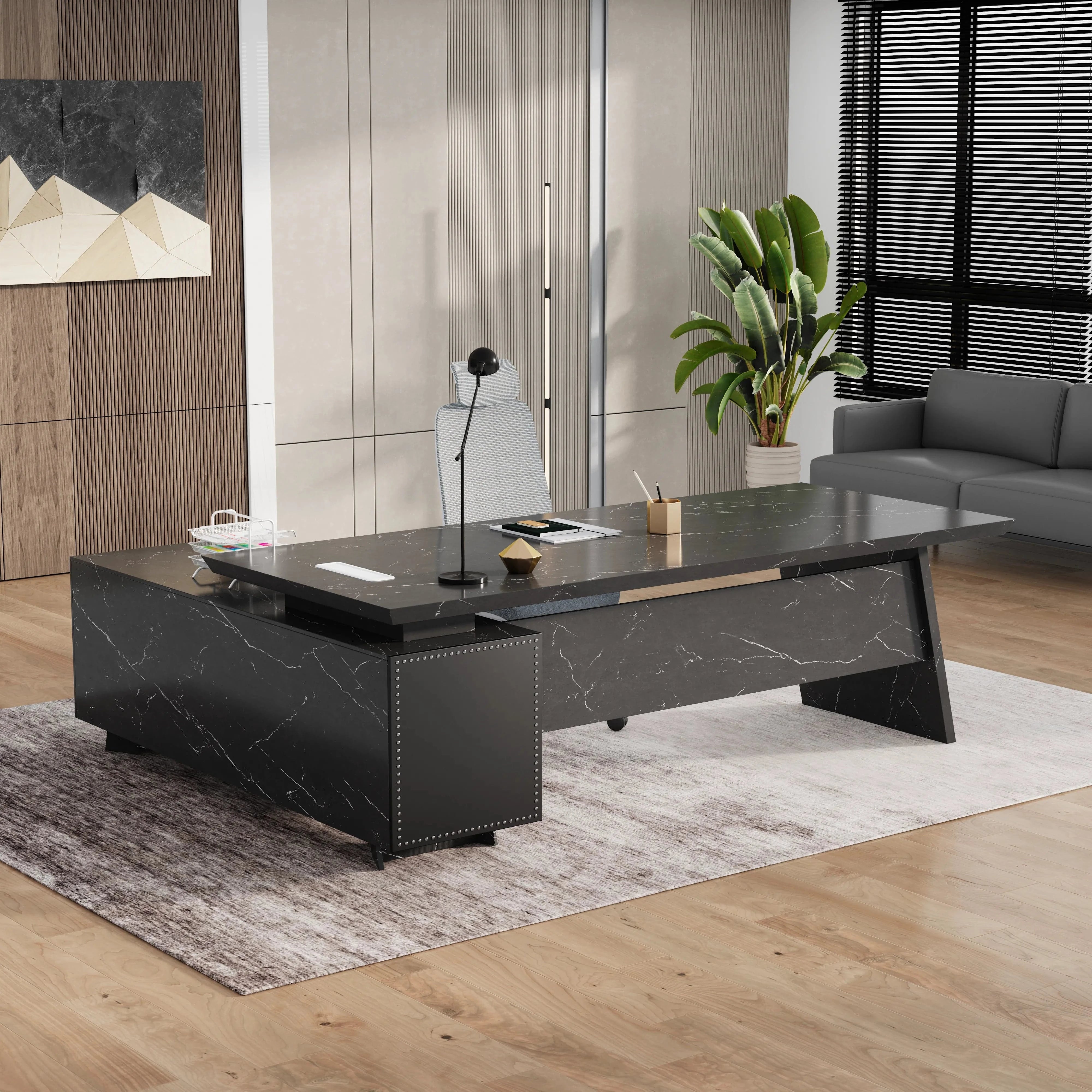 Nepal ยท Modern L-Shaped Executive Desk