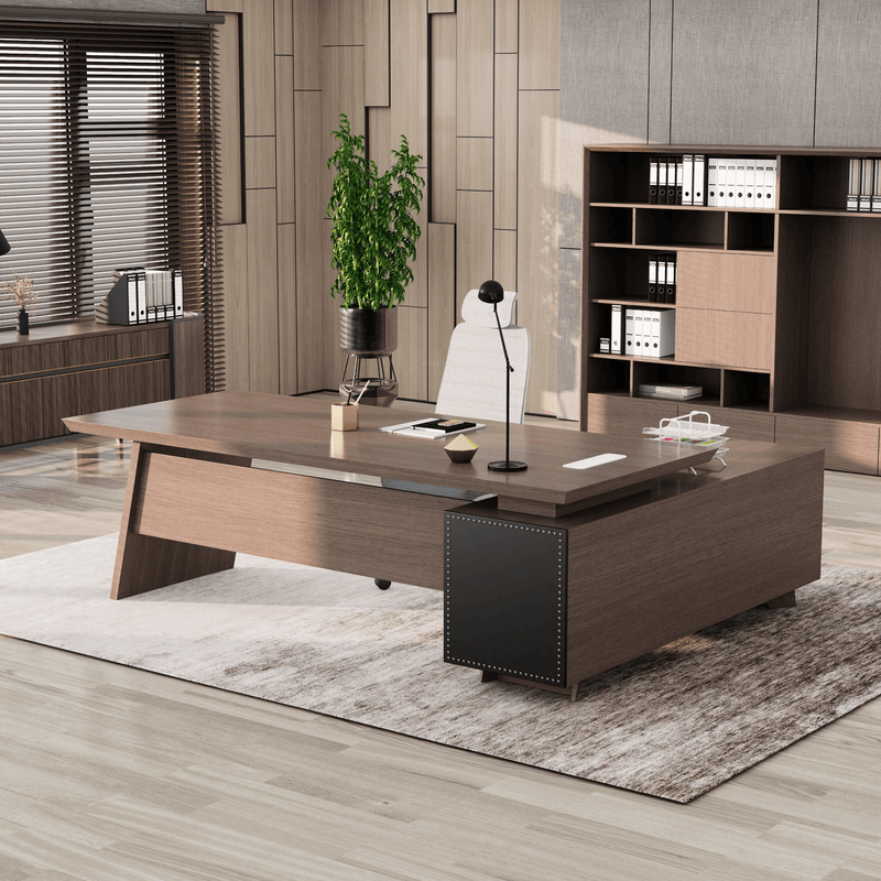 Nepal ยท Modern L-Shaped Executive Desk