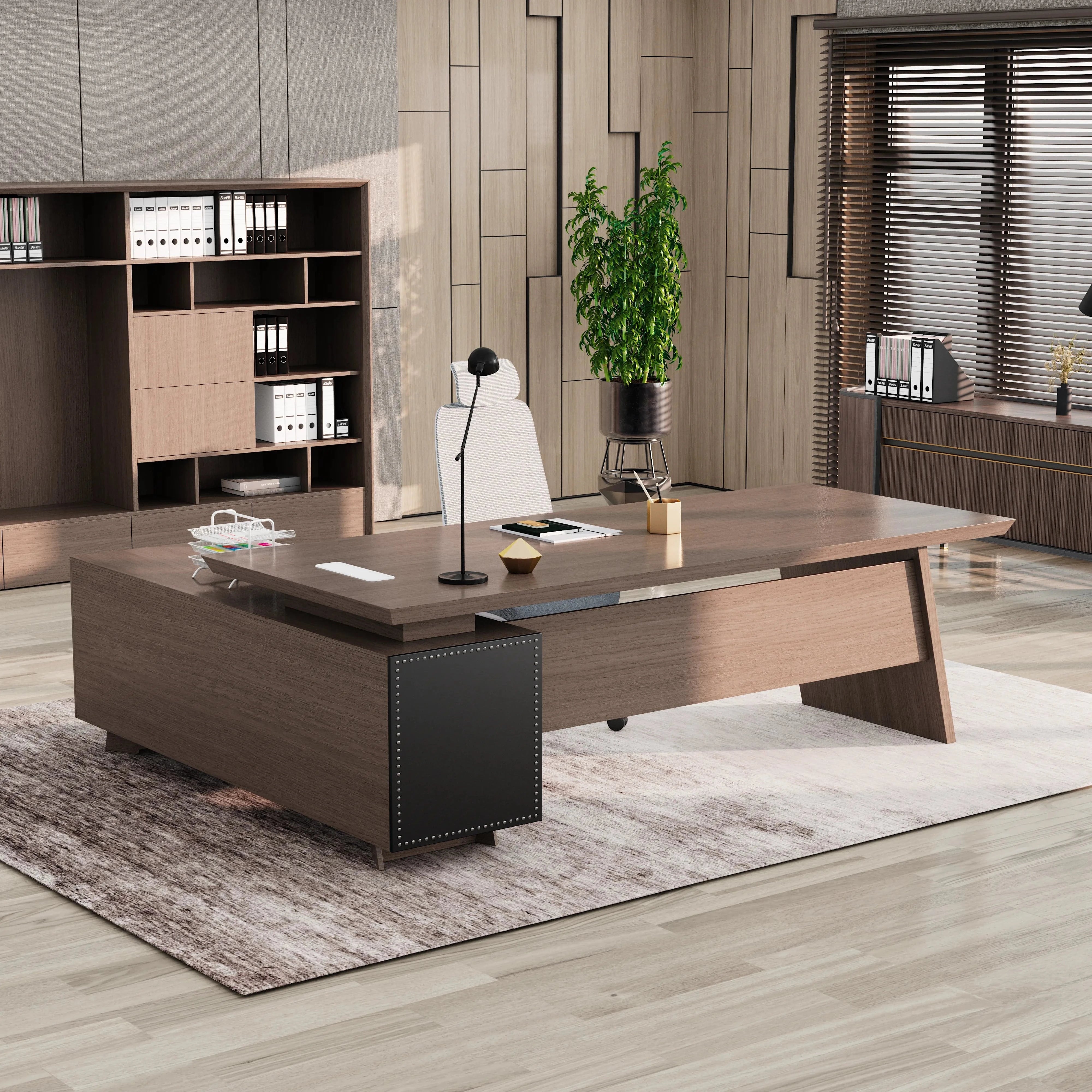 Nepal ยท Modern L-Shaped Executive Desk