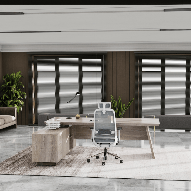 Nepal ยท Modern L-Shaped Executive Desk