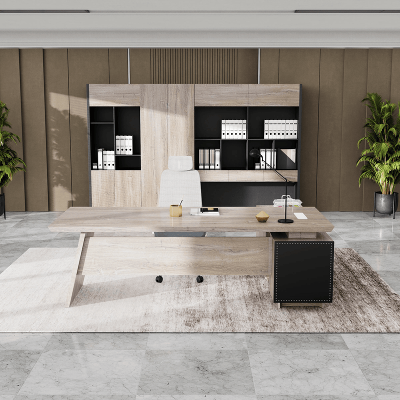 Nepal ยท Modern L-Shaped Executive Desk