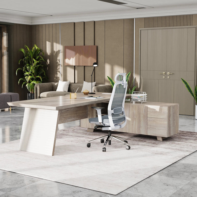 Nepal ยท Modern L-Shaped Executive Desk