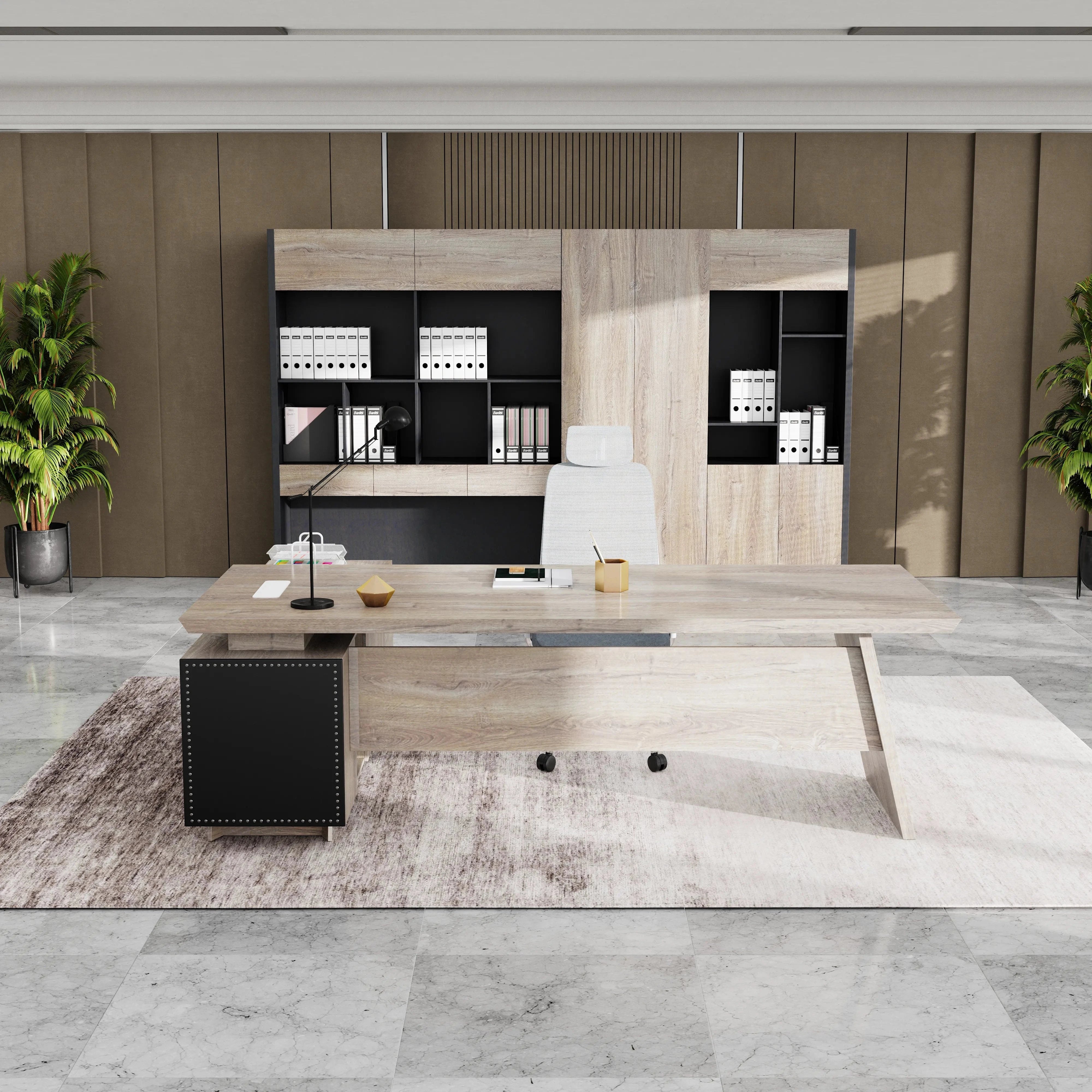 Nepal ยท Modern L-Shaped Executive Desk