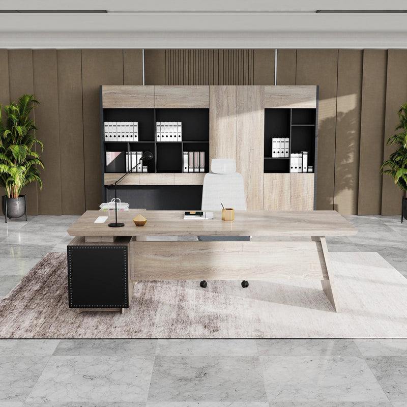 Nepal ยท Modern L-Shaped Executive Desk