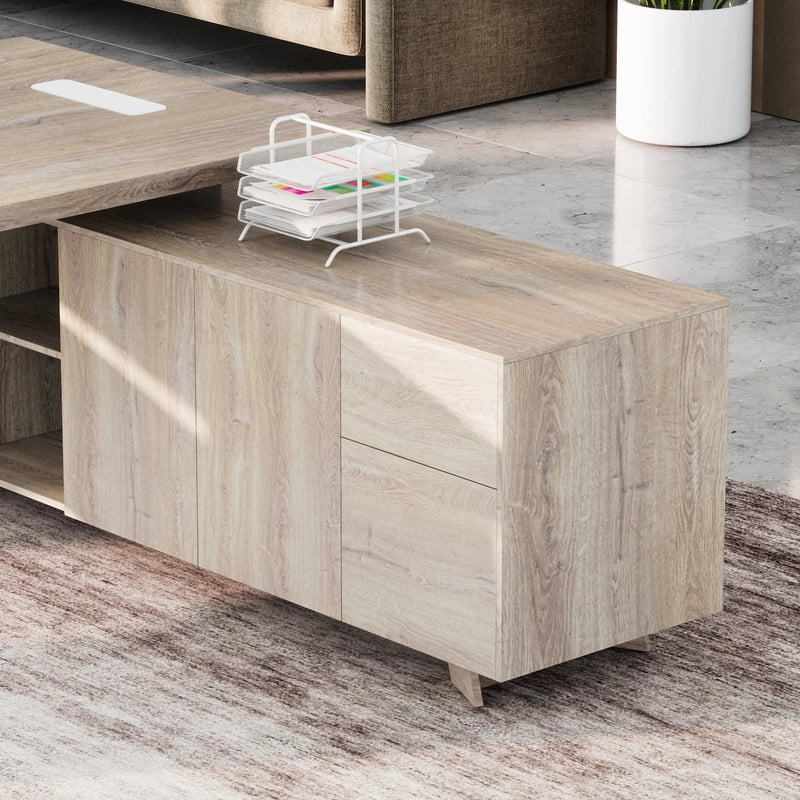 Nepal ยท Modern L-Shaped Executive Desk
