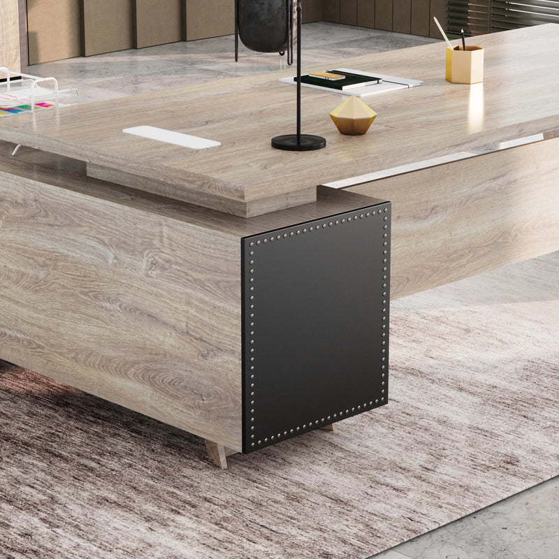 Nepal ยท Modern L-Shaped Executive Desk