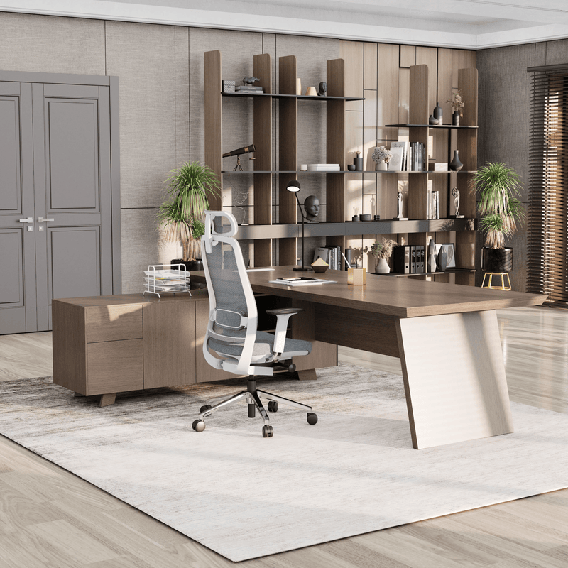 Nepal ยท Modern L-Shaped Executive Desk