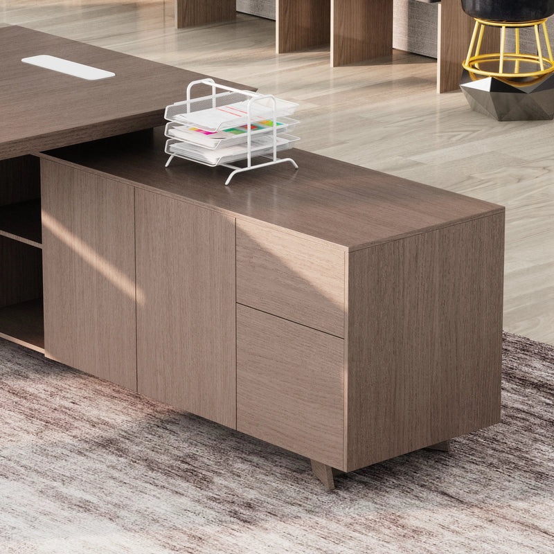 Nepal ยท Modern L-Shaped Executive Desk