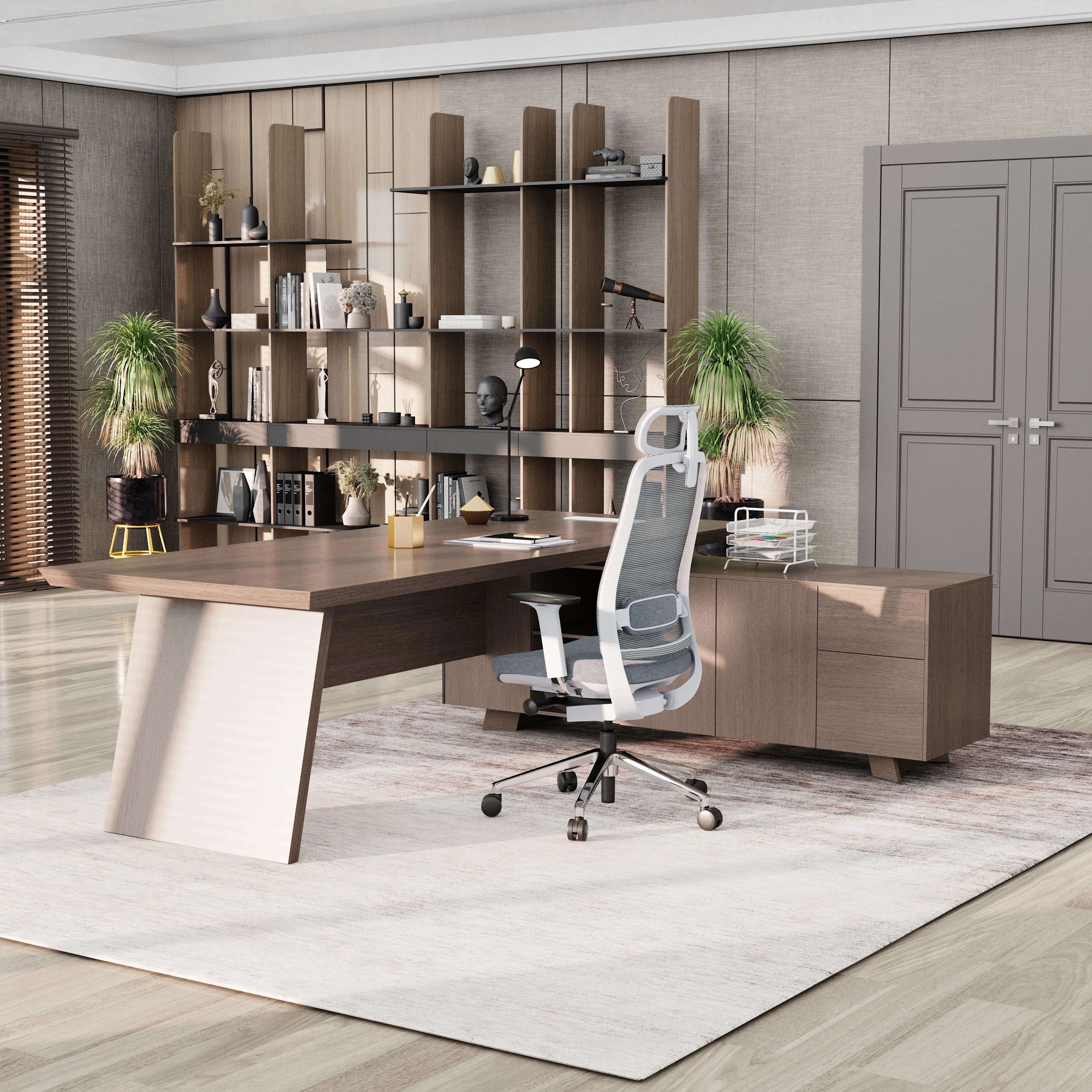 Nepal ยท Modern L-Shaped Executive Desk