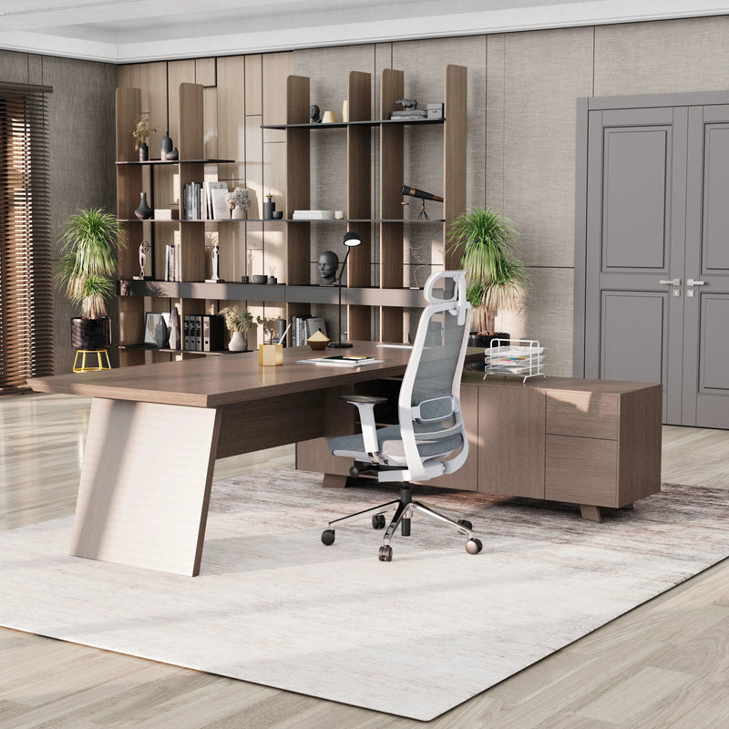 Nepal ยท Modern L-Shaped Executive Desk