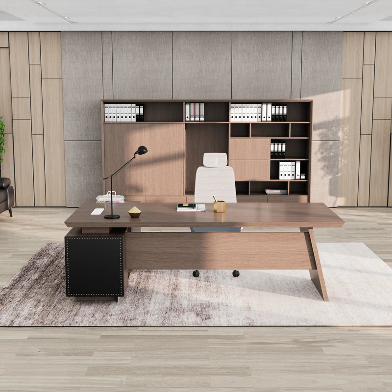 Nepal ยท Modern L-Shaped Executive Desk