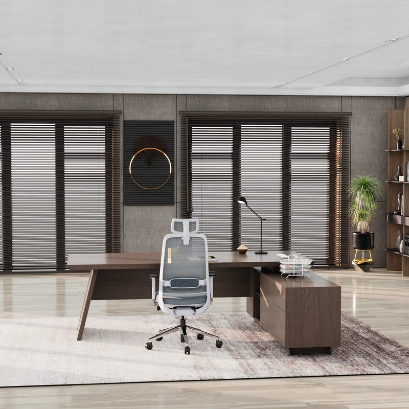 Nepal ยท Modern L-Shaped Executive Desk