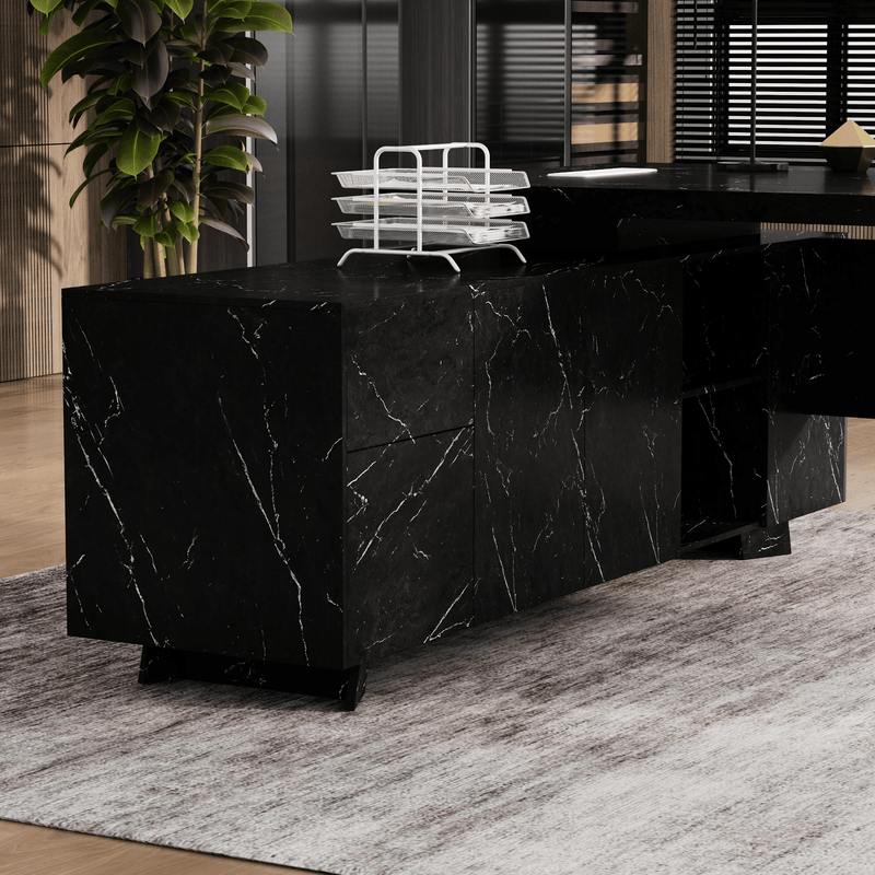 Nepal ยท Modern L-Shaped Executive Desk