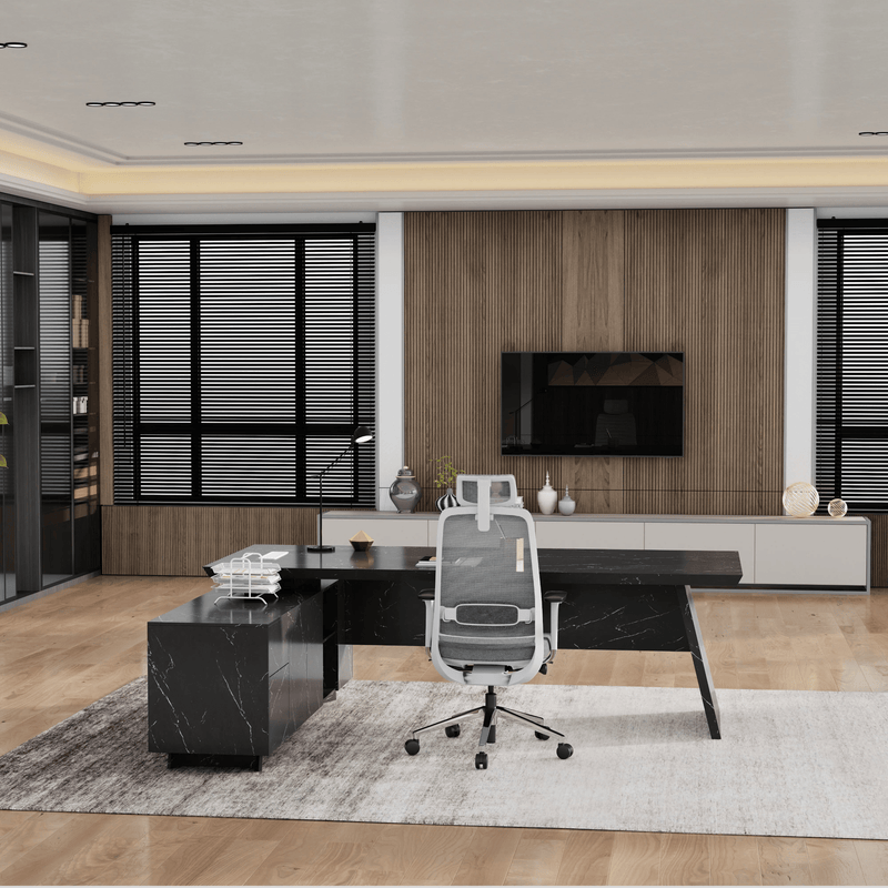 Nepal ยท Modern L-Shaped Executive Desk