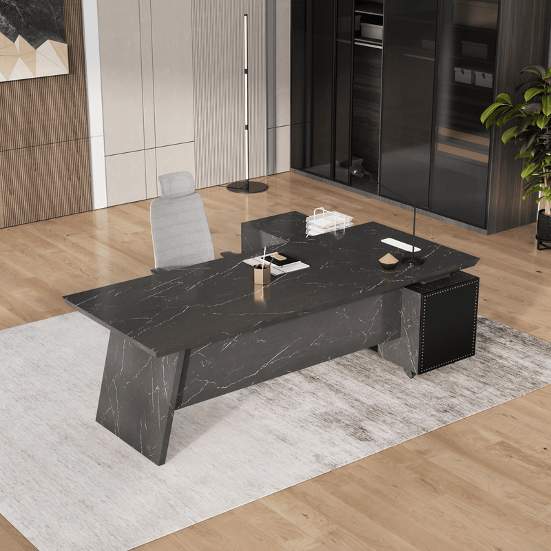 Nepal ยท Modern L-Shaped Executive Desk