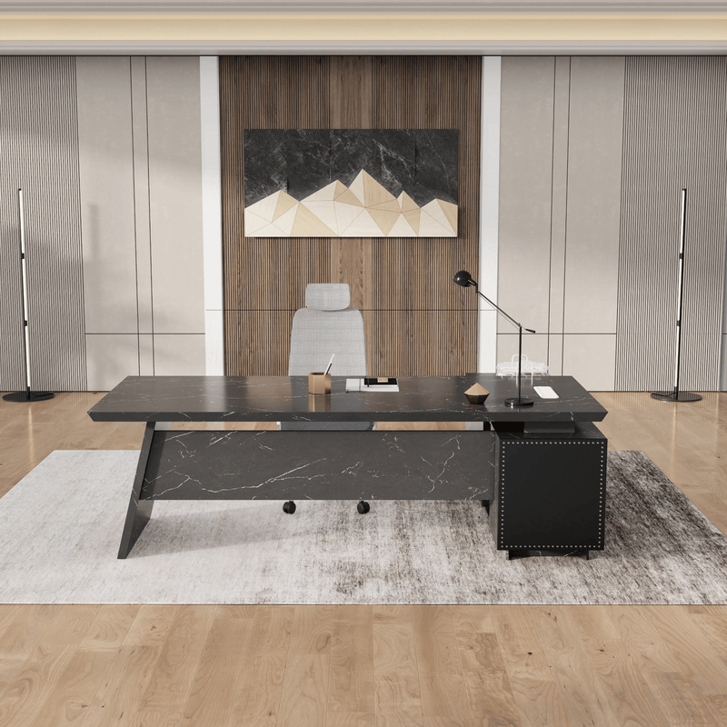 Nepal ยท Modern L-Shaped Executive Desk