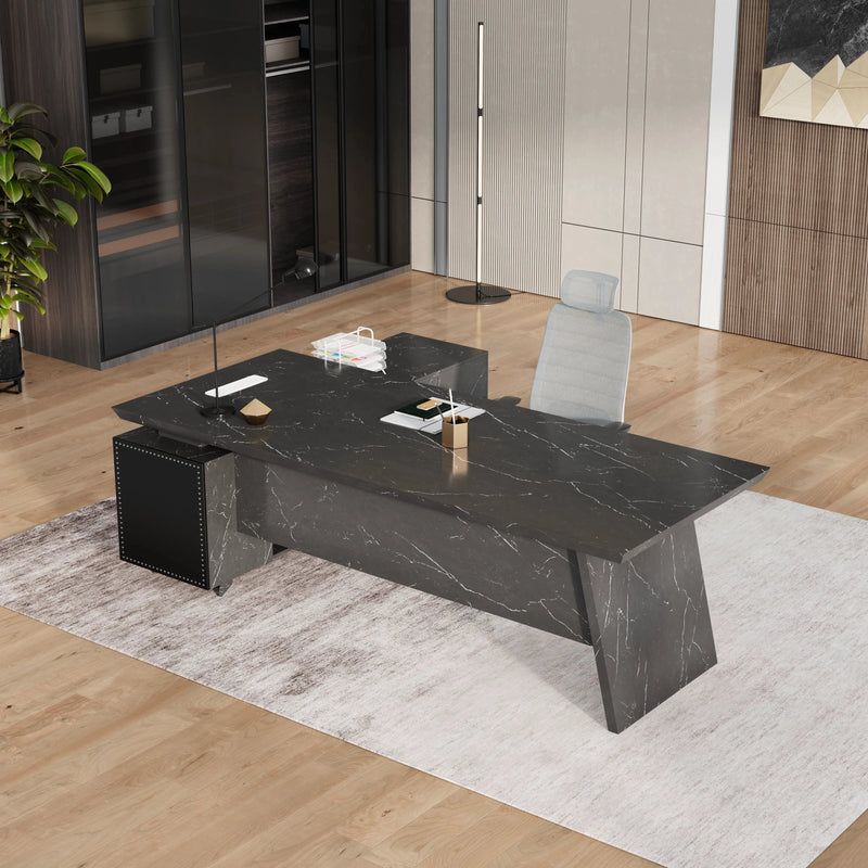 Nepal ยท Modern L-Shaped Executive Desk