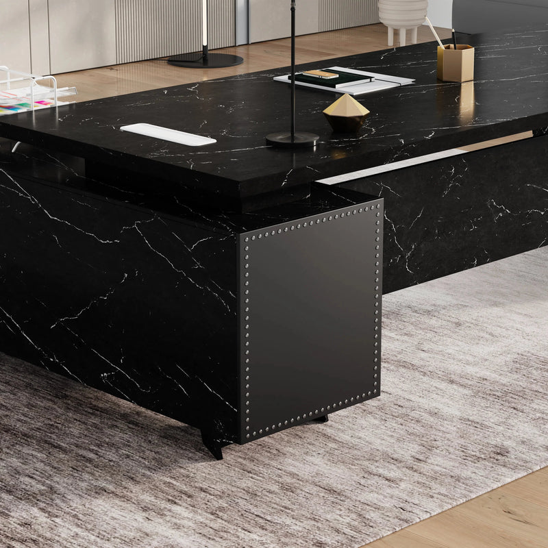 Nepal ยท Modern L-Shaped Executive Desk