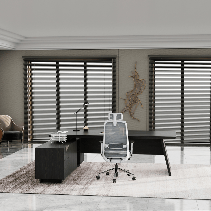 Nepal ยท Modern L-Shaped Executive Desk