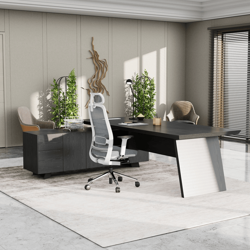 Nepal ยท Modern L-Shaped Executive Desk