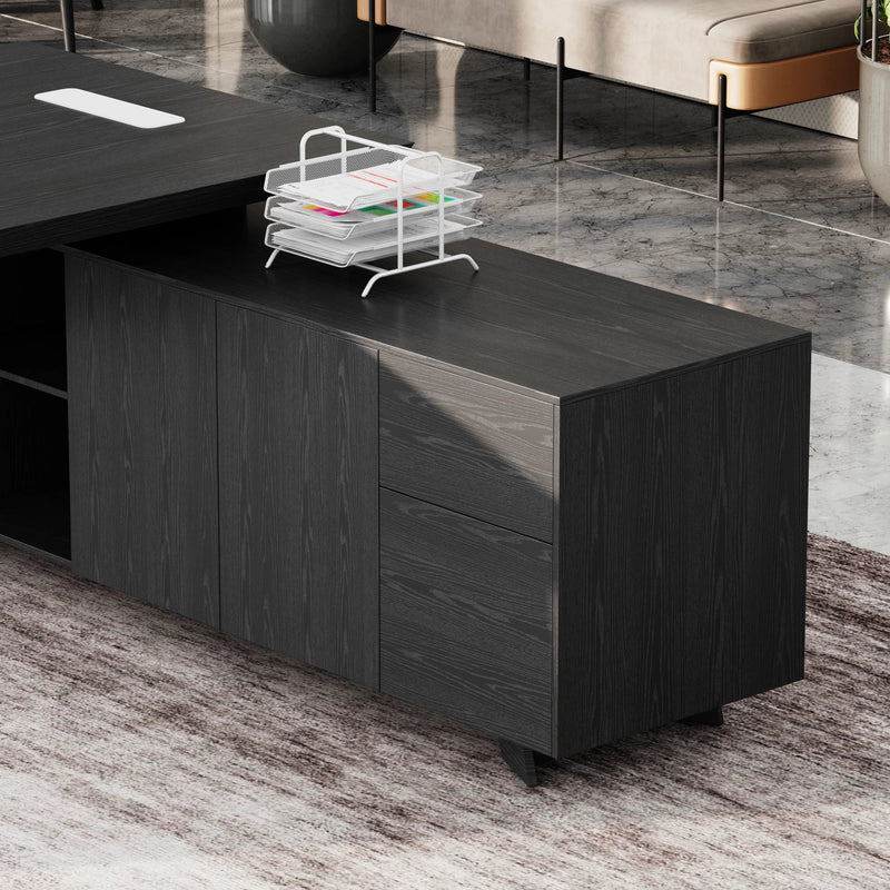 Nepal ยท Modern L-Shaped Executive Desk