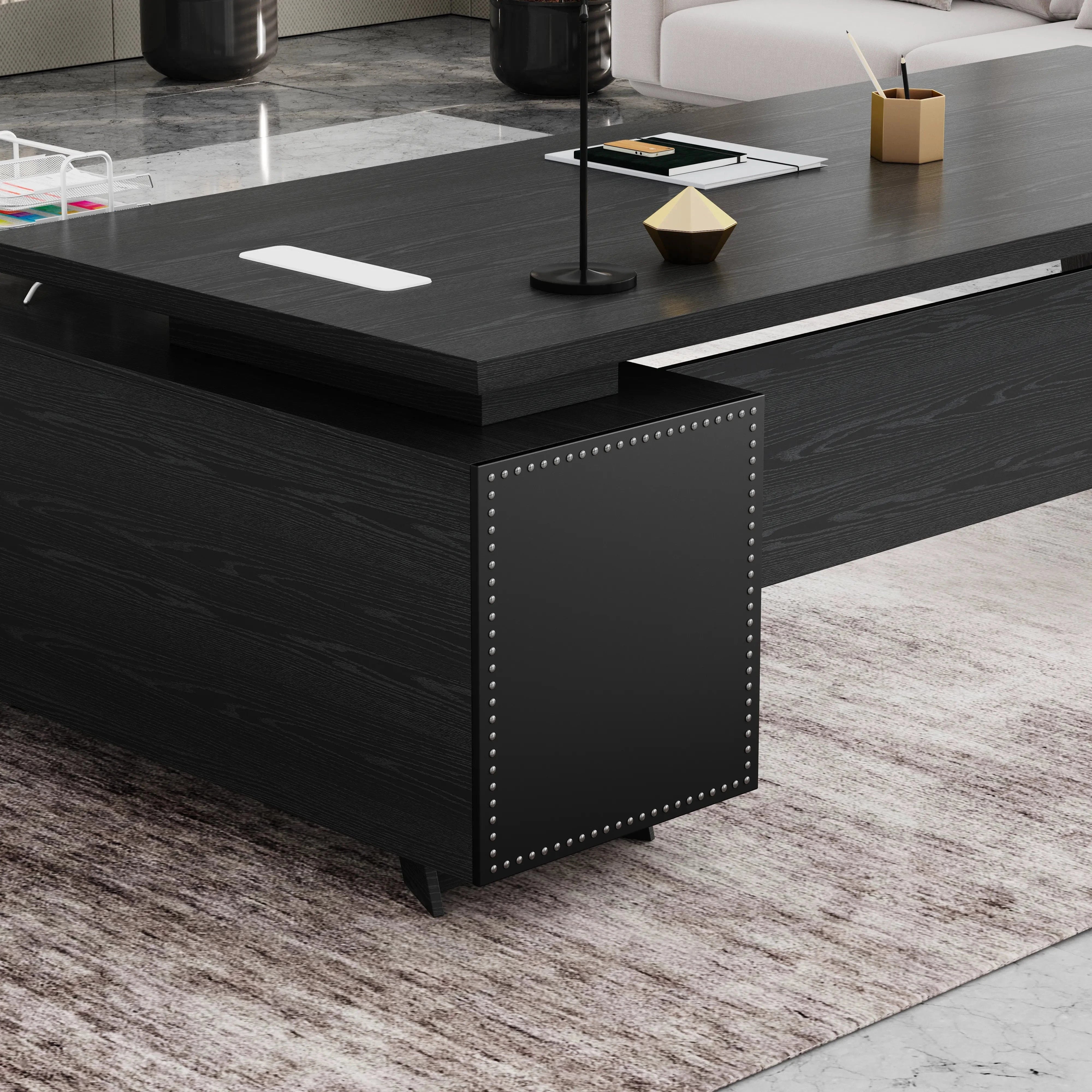 Nepal ยท Modern L-Shaped Executive Desk