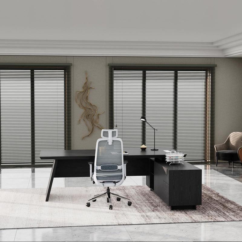 Nepal ยท Modern L-Shaped Executive Desk