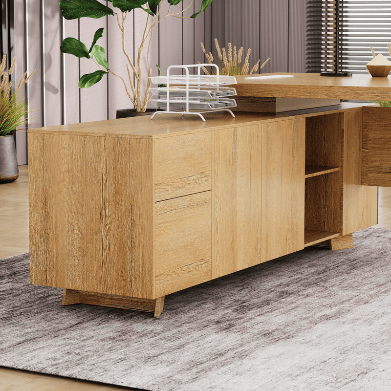 Nepal ยท Modern L-Shaped Executive Desk