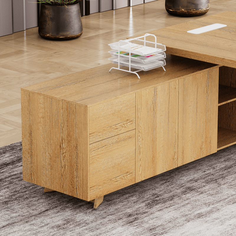 Nepal ยท Modern L-Shaped Executive Desk