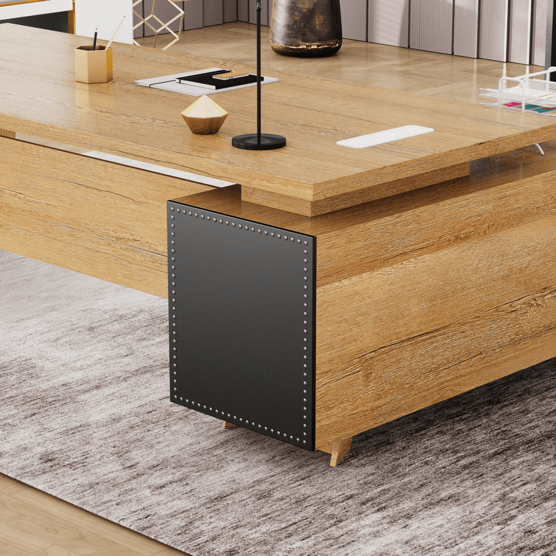 Nepal ยท Modern L-Shaped Executive Desk