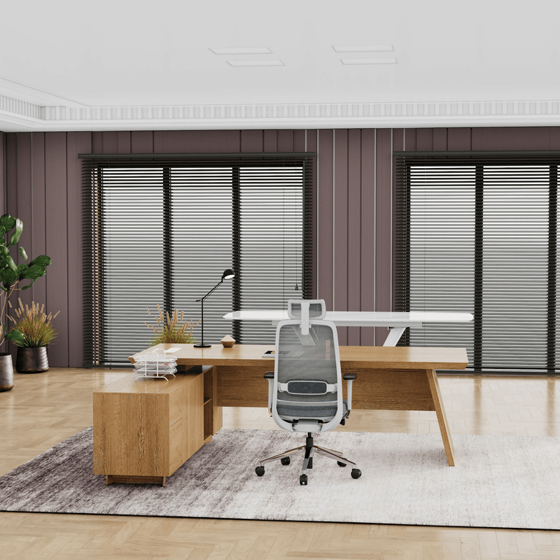 Nepal ยท Modern L-Shaped Executive Desk