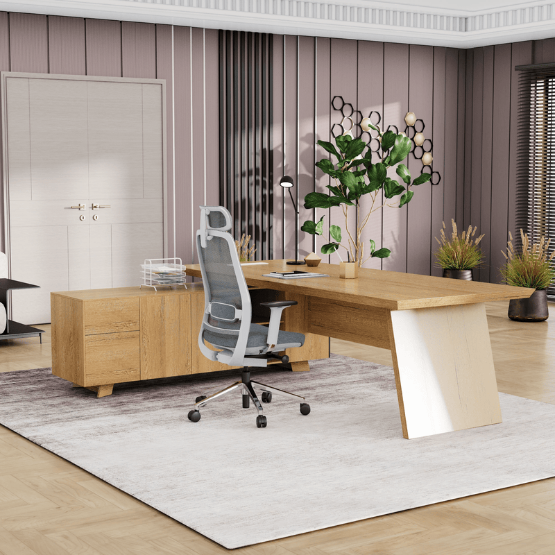 Nepal ยท Modern L-Shaped Executive Desk