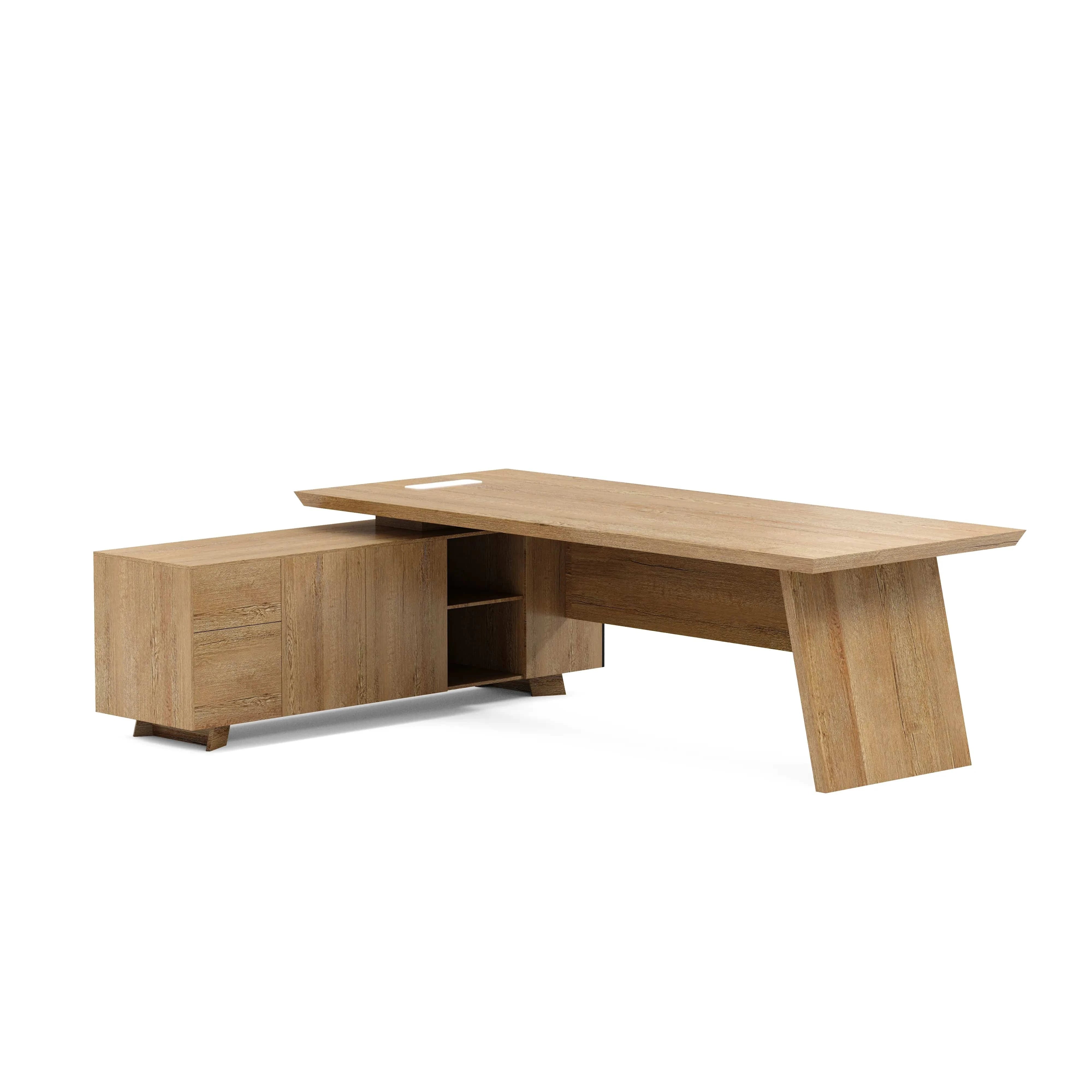 Nepal ยท Modern L-Shaped Executive Desk