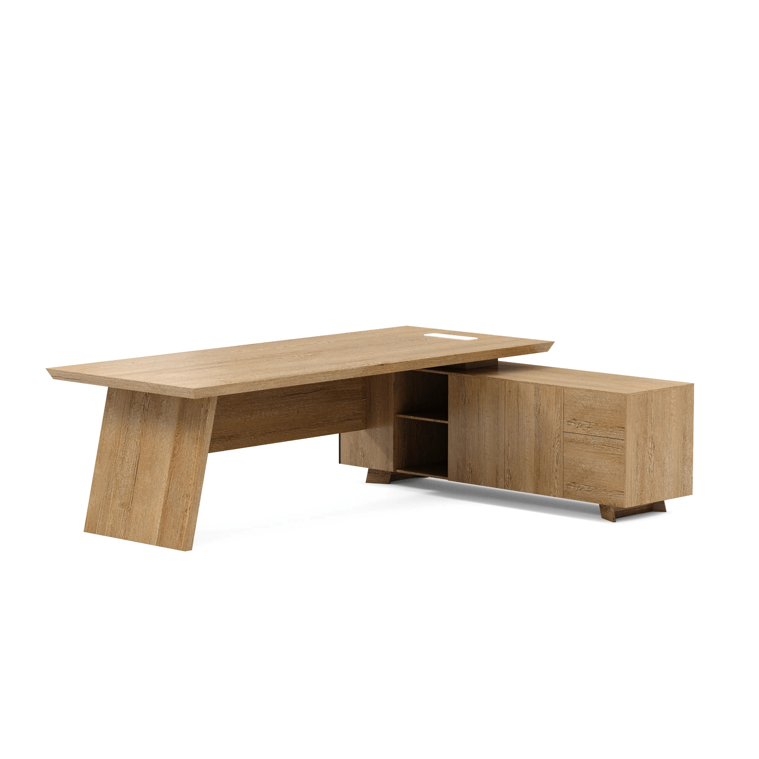 Nepal ยท Modern L-Shaped Executive Desk