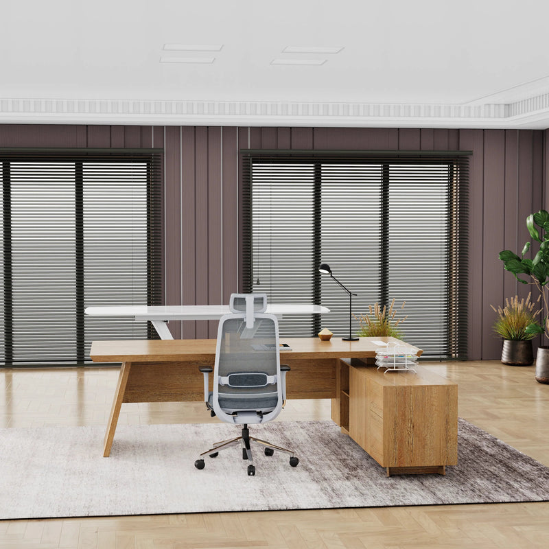 Nepal ยท Modern L-Shaped Executive Desk