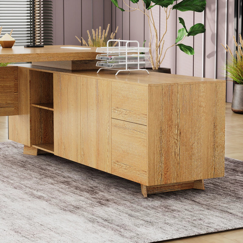 Nepal ยท Modern L-Shaped Executive Desk